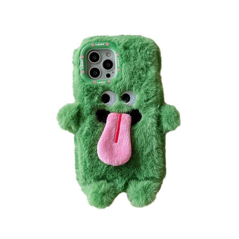 Skanto | Morsom tungsten ut plush telefonholder for iPhone