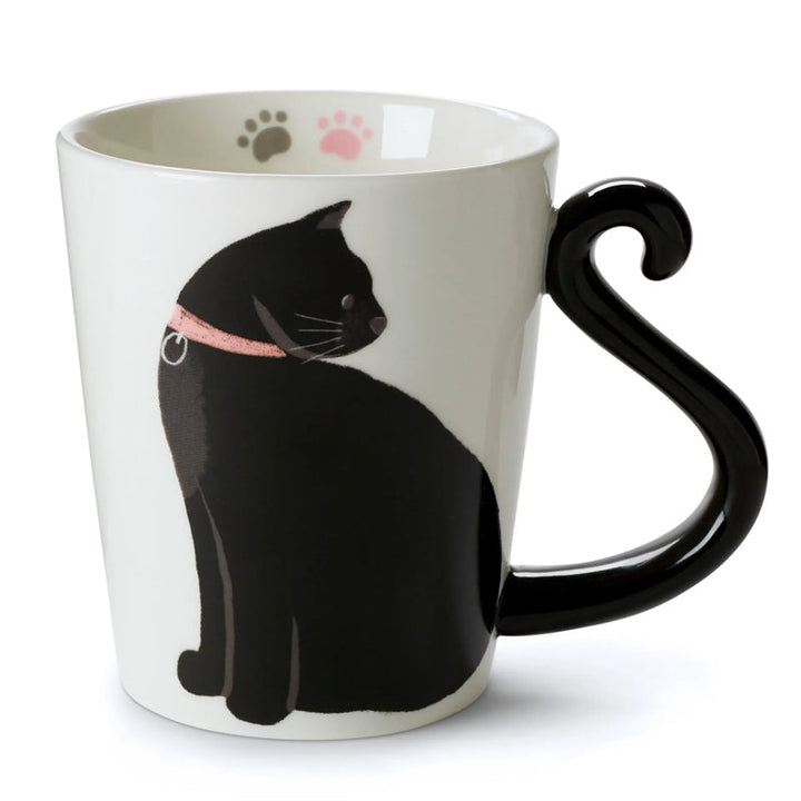 Skanto | Søt Håndlaget Svart Katt Lykke Kaffe Kopp