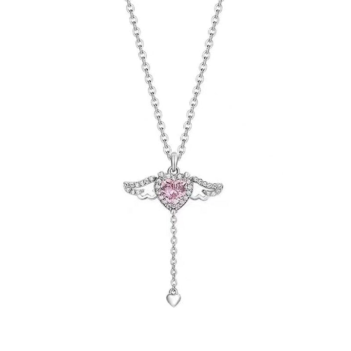 Skanto | Pink Angel Wings Necklace