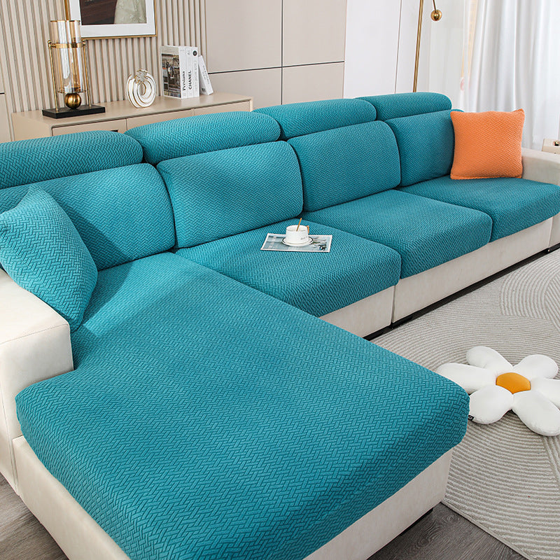 Wrap-around stretch sofa cover | Skanto