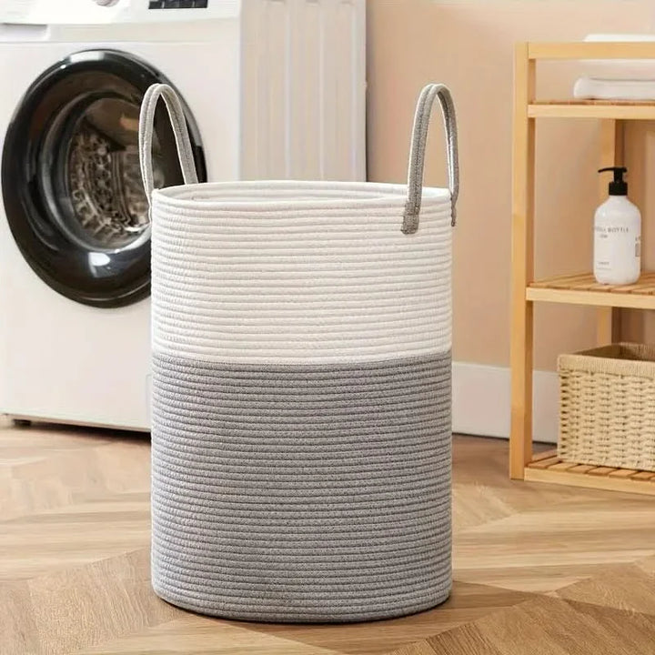 Skanto | WeaveBasket - Robust klesoppbevaring laget av flettet tau