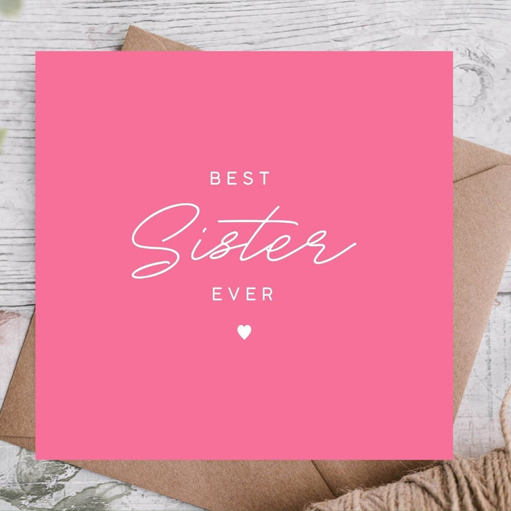 Beste søster noensinne | Bursdagskort