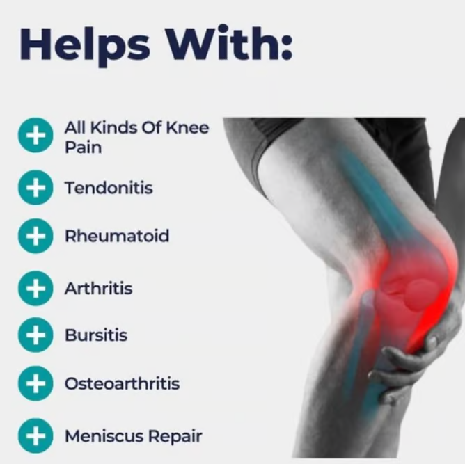 FlexiKnee Kompressionsbandasje – Stützende Kniebandage bei Schmerzen, Schwellungen und Steifheit