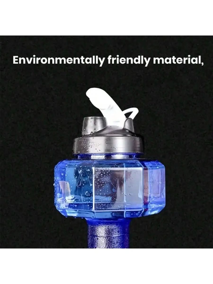 Norvo | Dumbbell vannflaske 550ml for fitness & hverdagsliv | 2-i-1 design