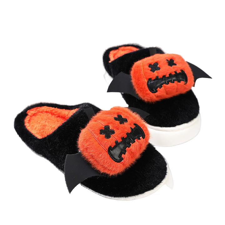 Halloween tøfler – Varme sklisikre tøfler med cartoon-design | Skanto