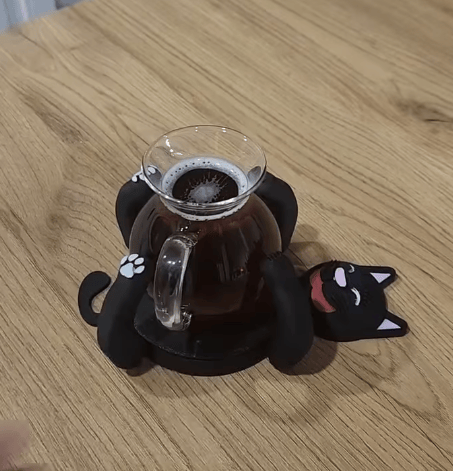 Skanto | CozyPaw – Beskytt overflater med sjarmerende katteformede coasters