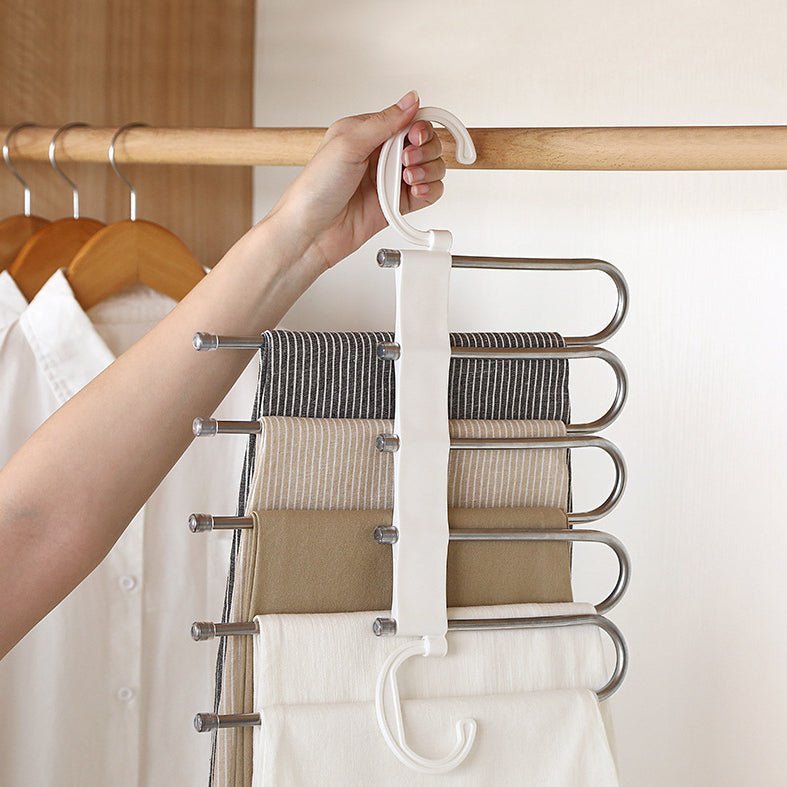 Skanto | RackHanger - 5 i 1 - Multifunksjonell - Plassbesparende - Praktisk - Stilig design