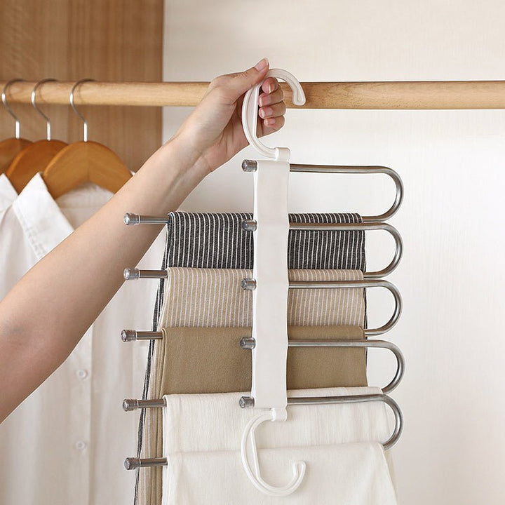 Skanto | RackHanger - 5 i 1 - Multifunksjonell - Plassbesparende - Praktisk - Stilig design