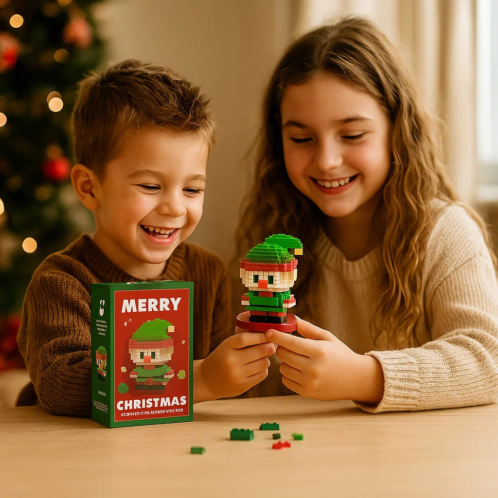 Skanto | Kreative Byggekloss Julefigurer - Moro for Hele Familien