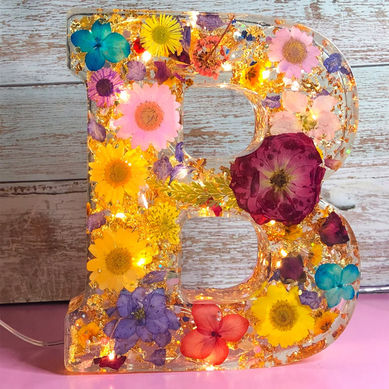 Skanto | Blomster Harpikslampe