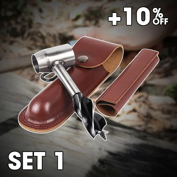 Skanto | Bushcraft Auger – Bushcraft Hånd Auger Skrutrekker