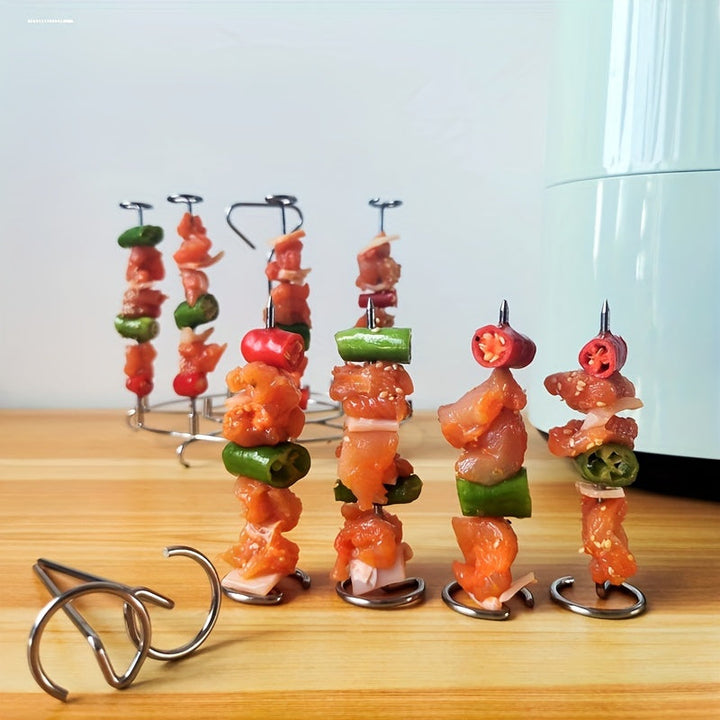 Skanto | GrillMeisterX Turbo Spyd — Perfekte, saftige spyd uten vridningsstress for din ultimate grillfest (10 deler)