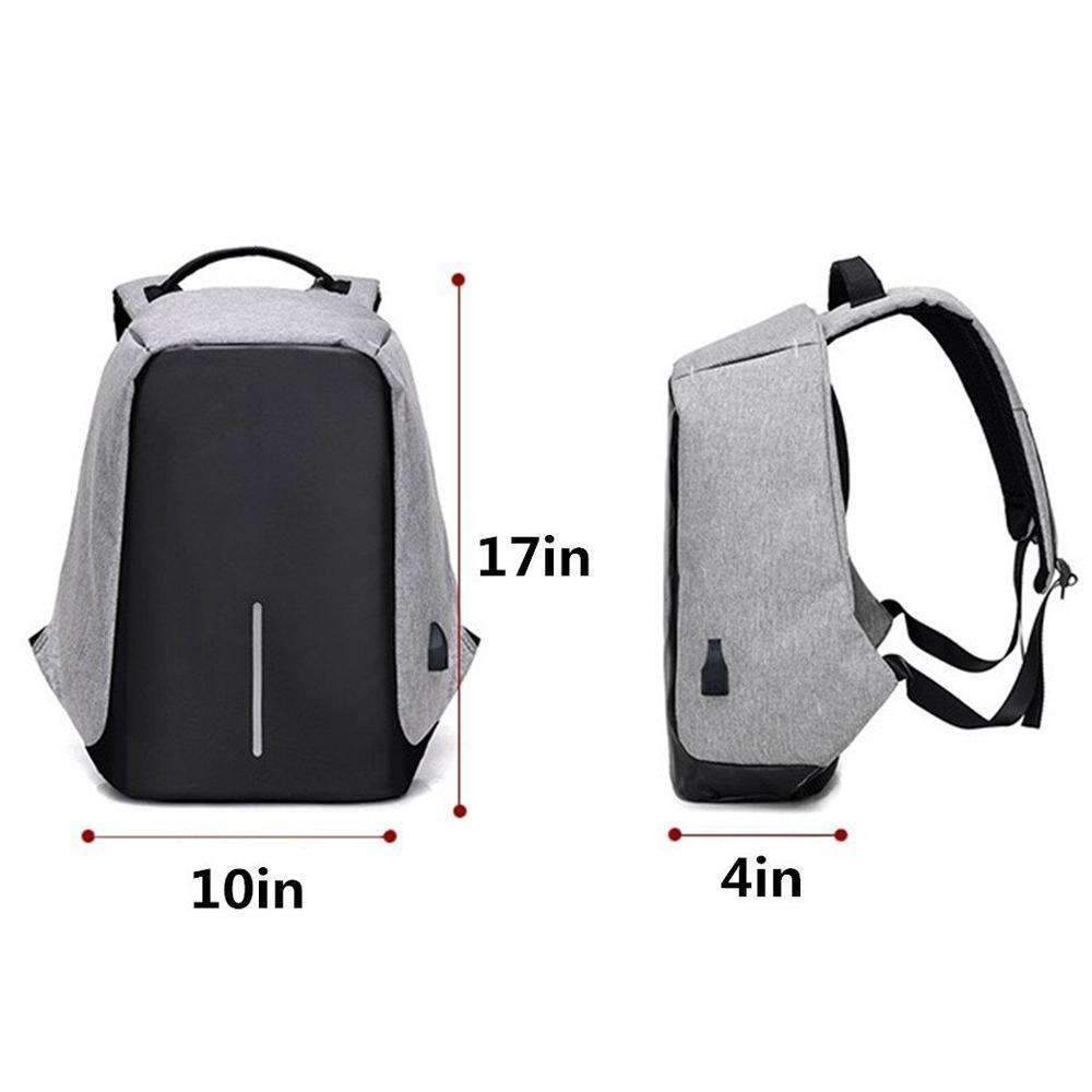 Norvo | Multifunksjonell Tyverisikret USB Laderyggsekk - Holder Verdisakene Dine Sikkerere!