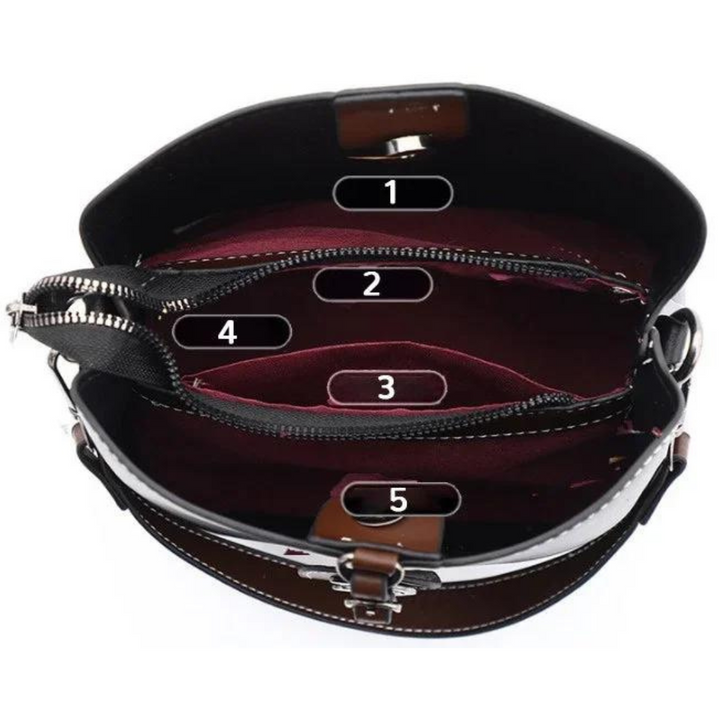 Skanto | Skulderveske: Ekte lær Niche Kvinners Crossbody-veske