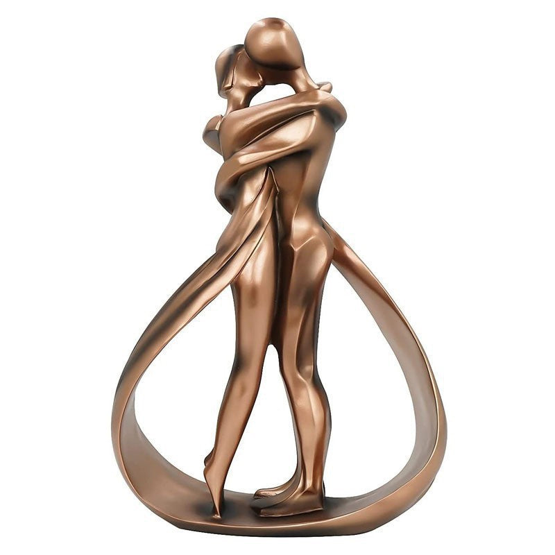 Romantisk Elskere Omfavn Statue | Skanto