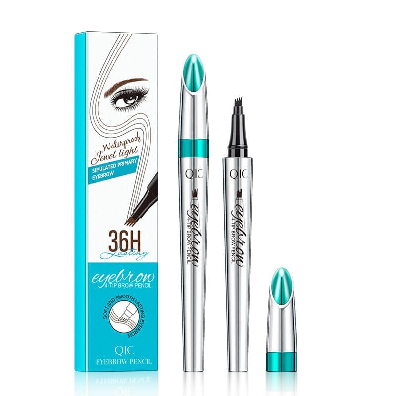 Skanto | 3D vanntett Microblading brynspenn 4 gaffeltipper tatoveringspenn