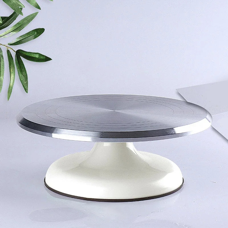 Bakingverktøy Aluminiumlegering Kake Snurrende Bord Kake Montering Bord | Skanto