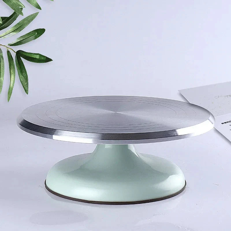 Bakingverktøy Aluminiumlegering Kake Snurrende Bord Kake Montering Bord | Skanto