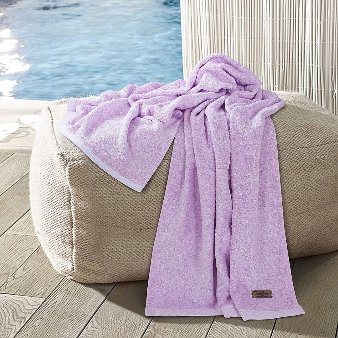 Skanto | Bambora Plush Bad håndkle | Ekstra myk bambus stoff for spa, treningssenter og hjemmebruk