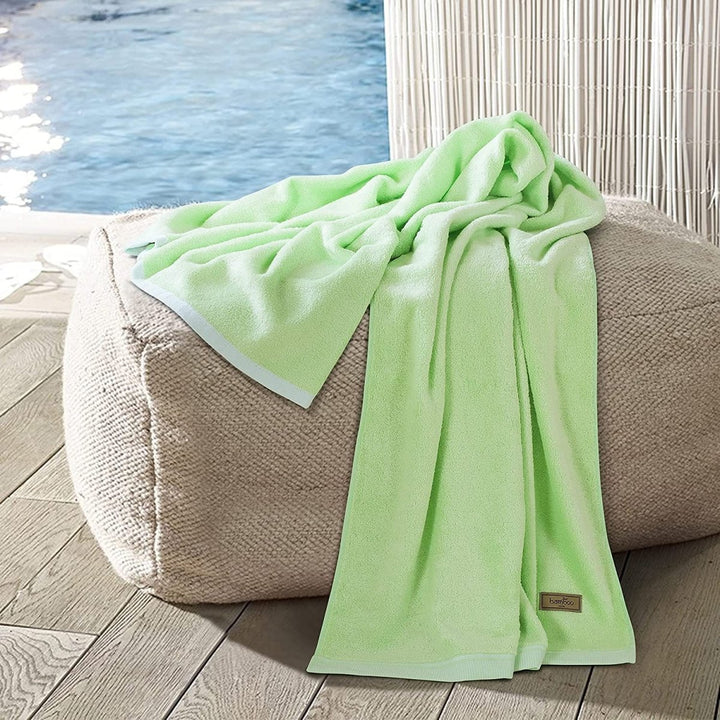 Skanto | Bambora Plush Bad håndkle | Ekstra myk bambus stoff for spa, treningssenter og hjemmebruk