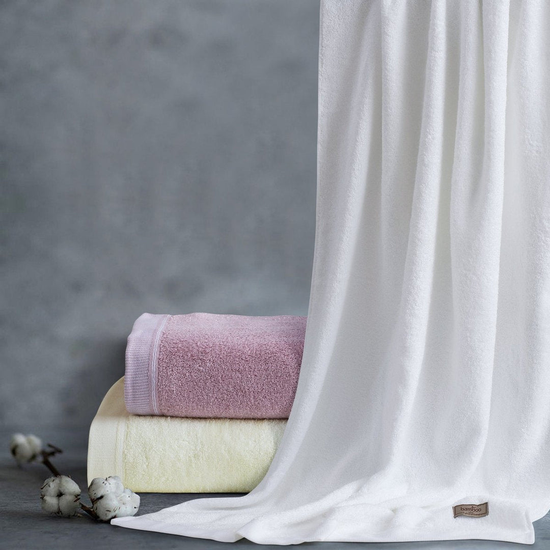 Skanto | Bambora Plush Bad håndkle | Ekstra myk bambus stoff for spa, treningssenter og hjemmebruk
