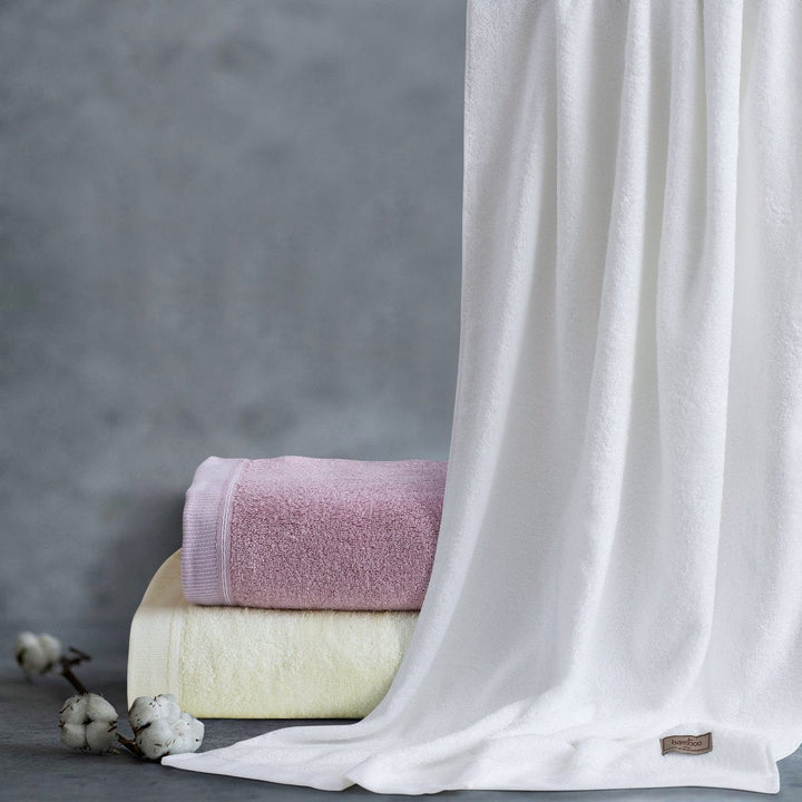 Skanto | Bambora Plush Bad håndkle | Ekstra myk bambus stoff for spa, treningssenter og hjemmebruk