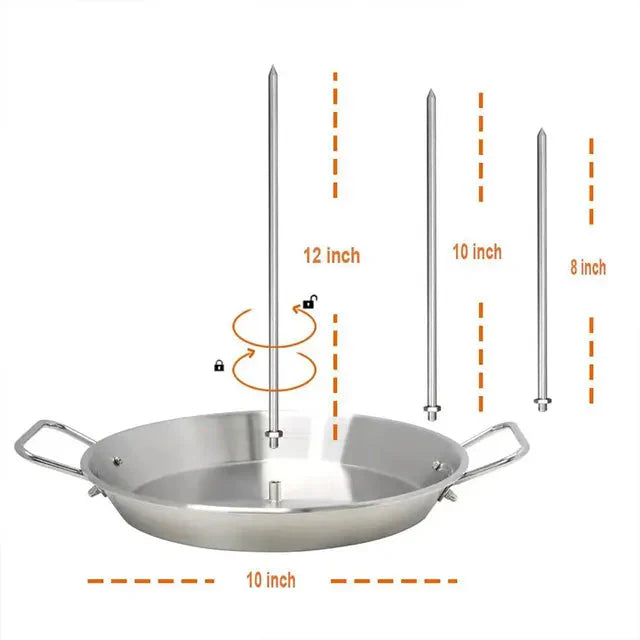 Grillstativ for grillking av kylling med bolle BBQ Grill | Skanto