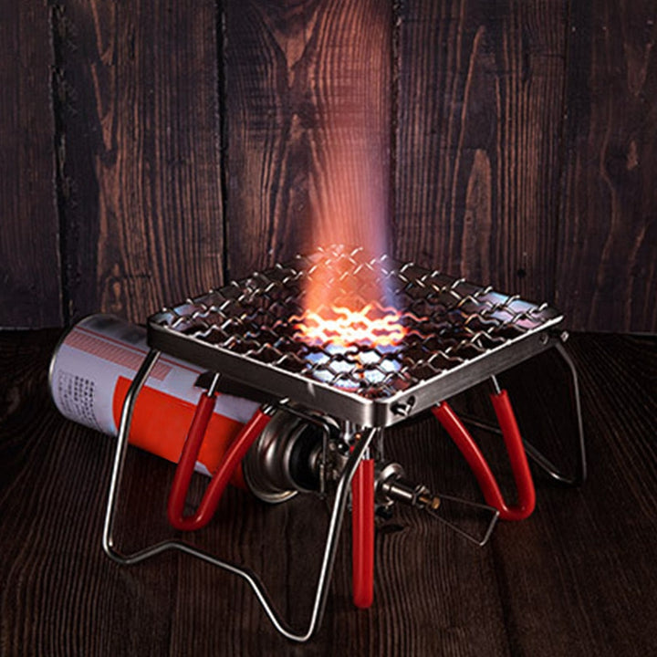 Grilltreningsverktøy BBQ sammenleggbart gassgrill mini leirbål camping | Skanto
