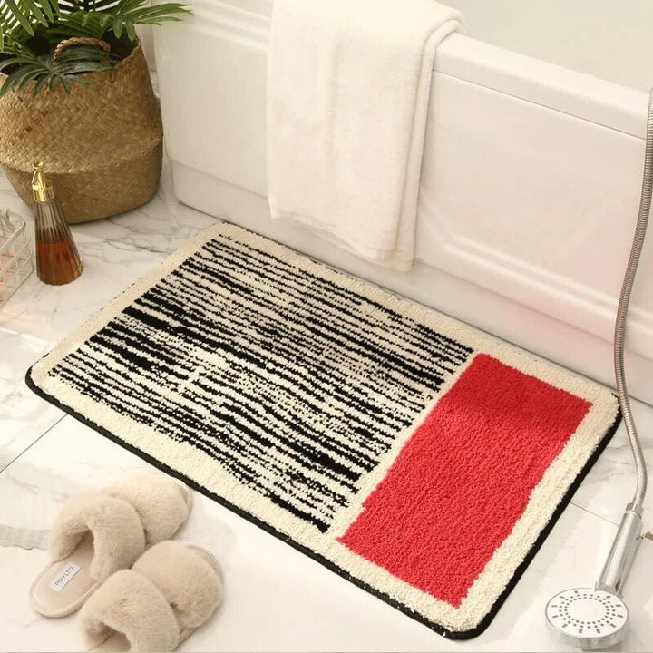 BathCush – Weiche Badematte mit rutschfester Unterseite for elegante Badezimmer