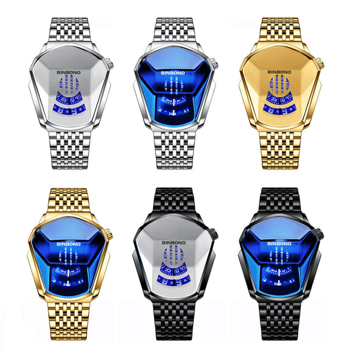 Skanto | Menns Diamant Stil Kvarts Ur