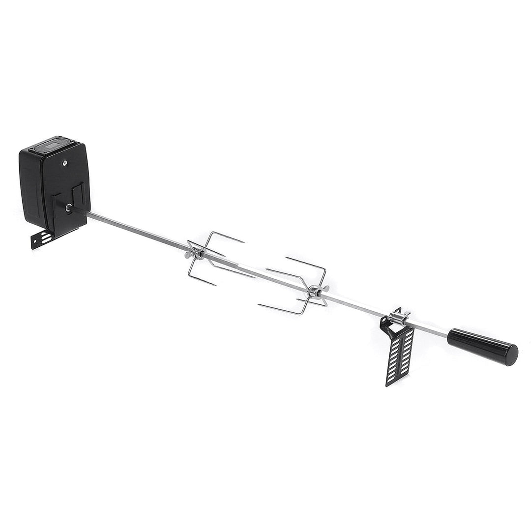 BBQ Grill Motor Kjøttgafler Sett Automatisk Spydstang Rotisser Kit | Skanto