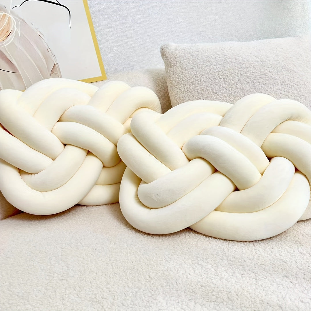CozyPlush Set med 2 Plush Dekorative Puter – Myk Eleganse for Ditt Hjem Skanto