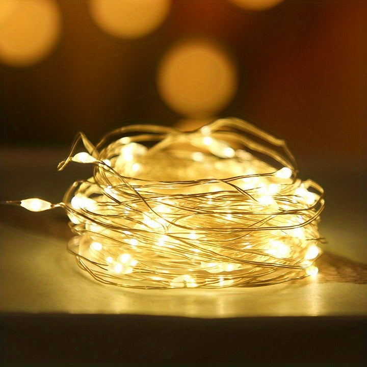 Skanto | Fairy Lights Batteridrevet Kobbertråd Lyskjede