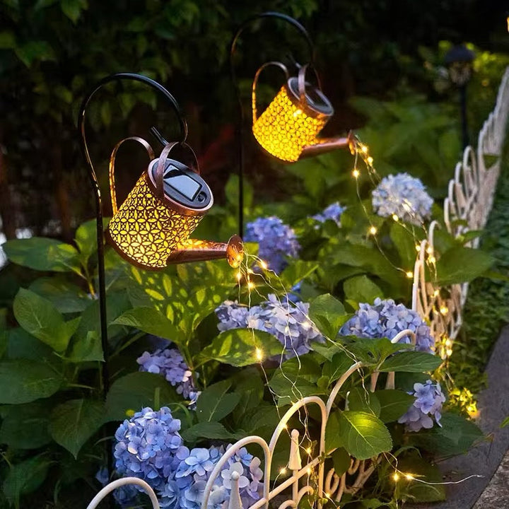 Solenergidrevet Vanning Kan Lampe for Sjarmerende Hagebelysning | Skanto