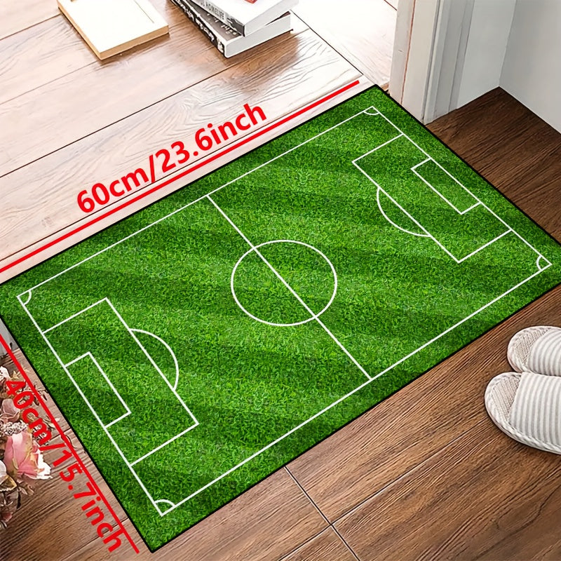 Skanto | SoccerPlay | Antiskli Vaskbar Teppe for Stue & Soverom