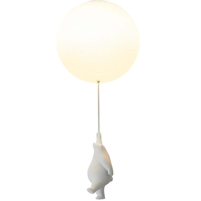 SkyDream Kids Taklampe med Bjørn og Ballong - Lekent Design og Energisparende LED-belysning | Skanto
