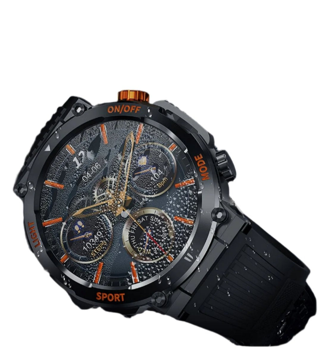 Jack - Vanntett Smartklokke med LED-lommelykt og søvnovervåker Skanto