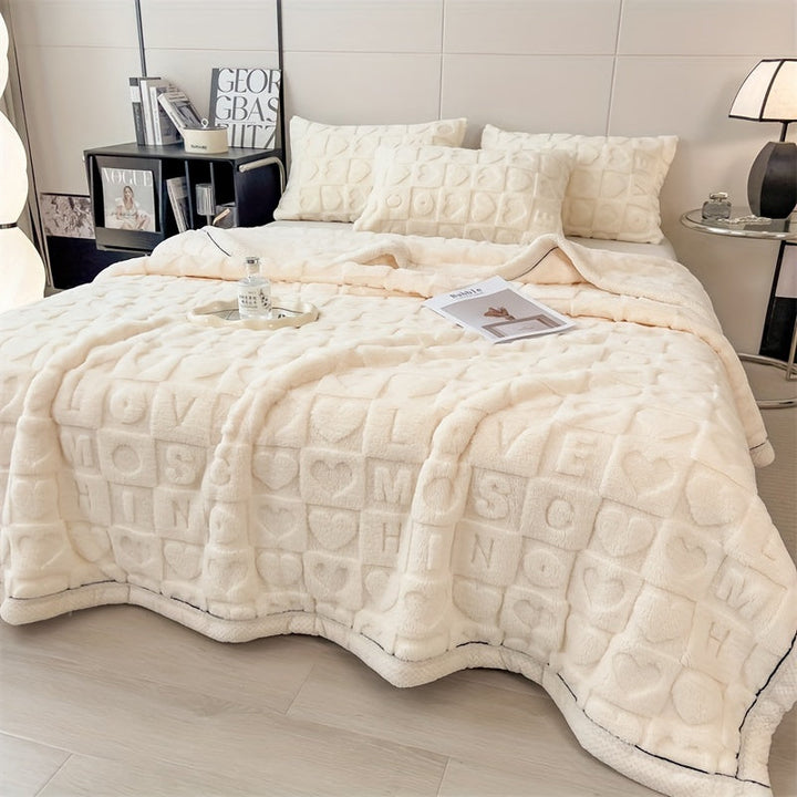 CozyCoral – Luksus Fleece-teppe for Alle Årstider Skanto