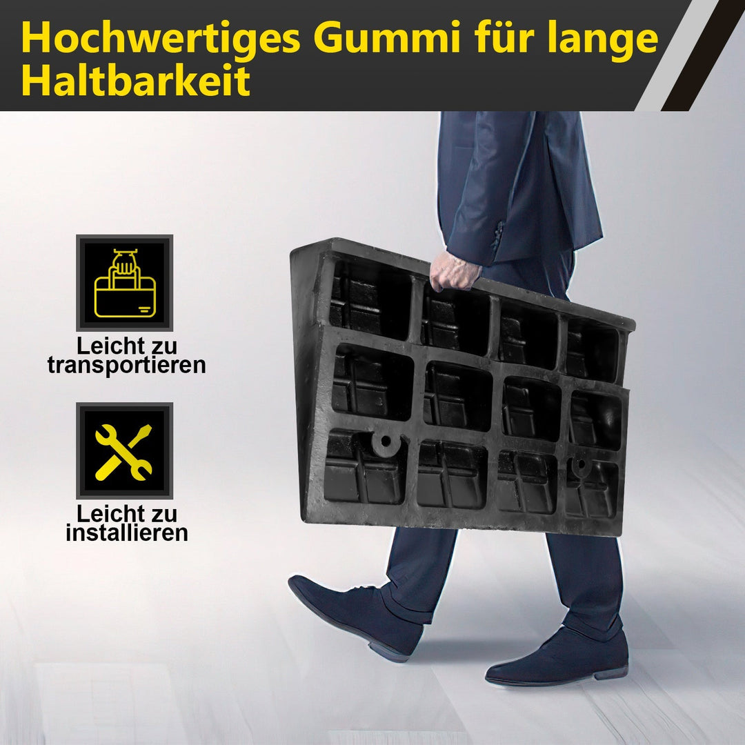 2-delt gummirampe tilgangsrampe 3T | Skanto
