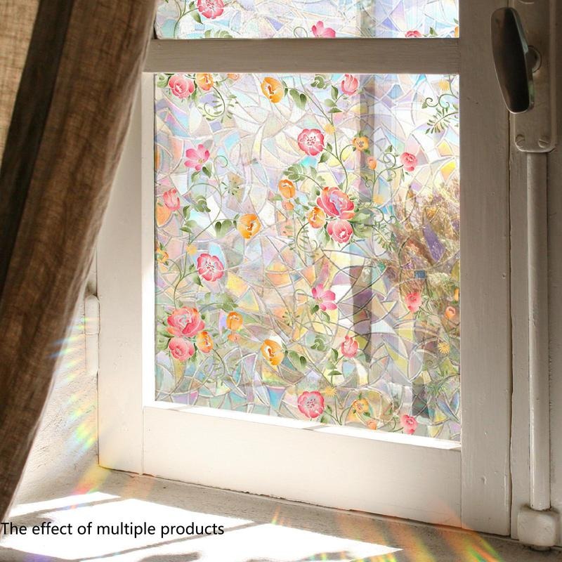 Skanto | Elegant Floral Vindus Klistremerke