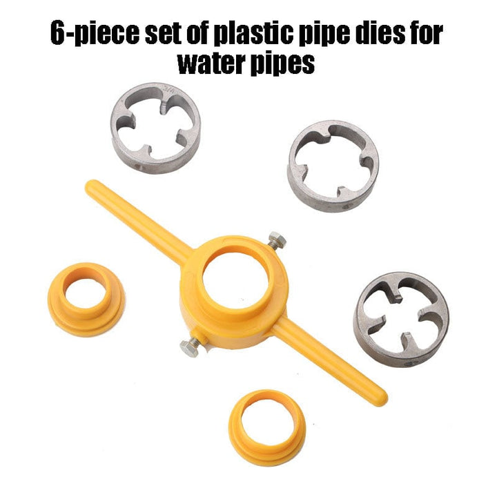 Skanto | 6-delt sett med vannrør die plastikk pipe die tap nøkkel sett