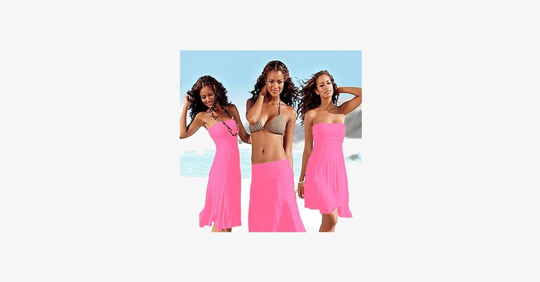 Skanto | 4-in-1 Strapless Beach Dress - Various Colors