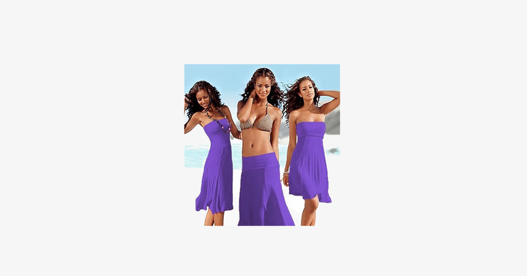 Skanto | 4-in-1 Strapless Beach Dress - Various Colors