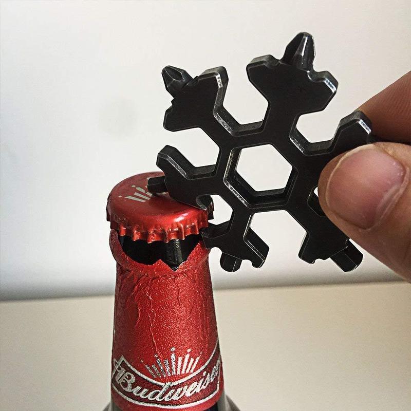 Norvo | 18-i-1 rustfritt stål snøfnugg multi-verktøy