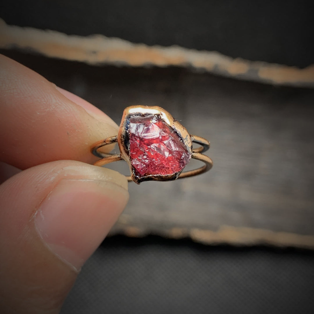 Skanto | Naturlig Ubehandlet Fødselsten Ring - Selina