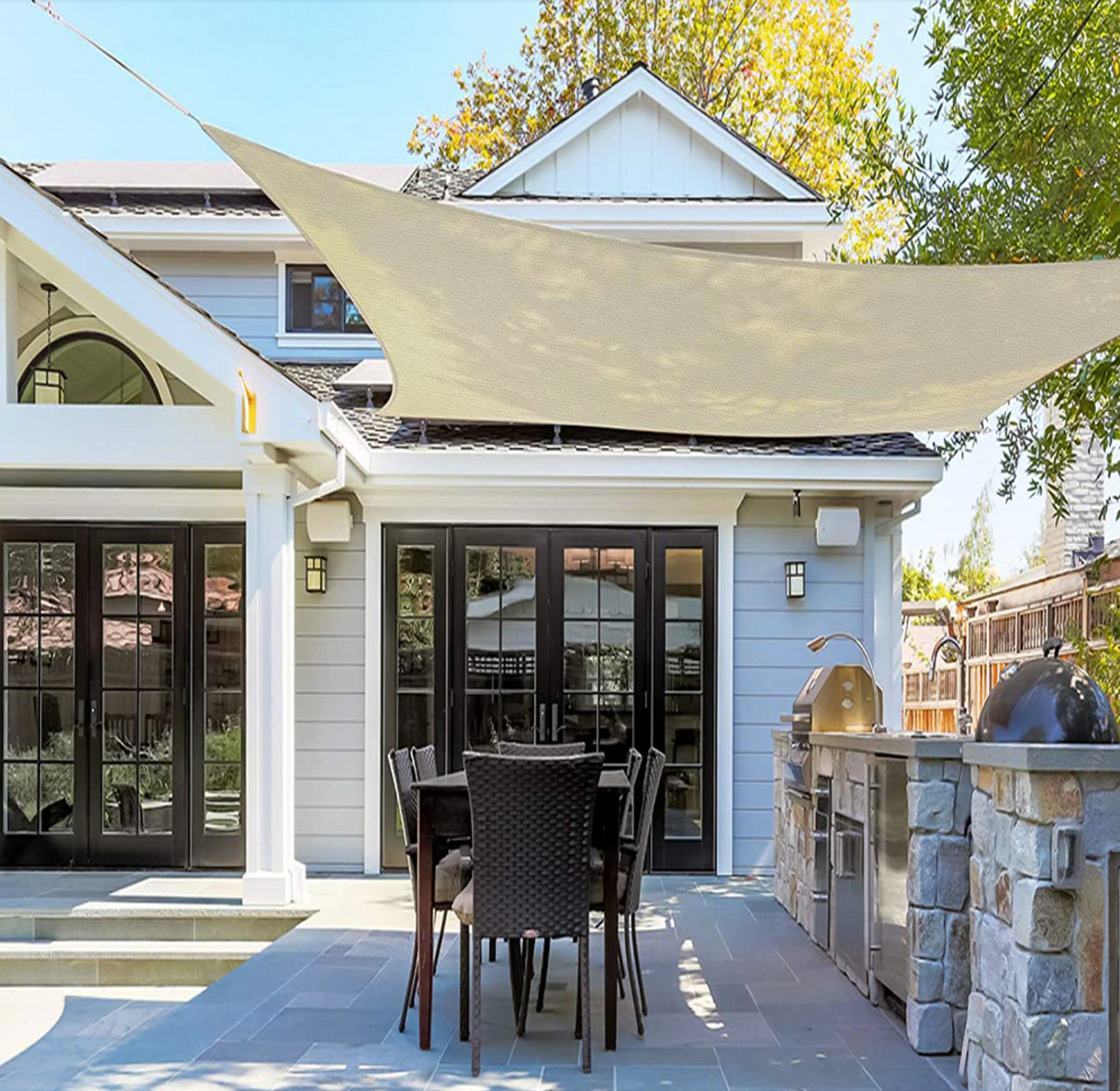 Norvo | Skyggeklut ZonSafe – UV-beskyttende solklut for hage, terrasse eller balkong