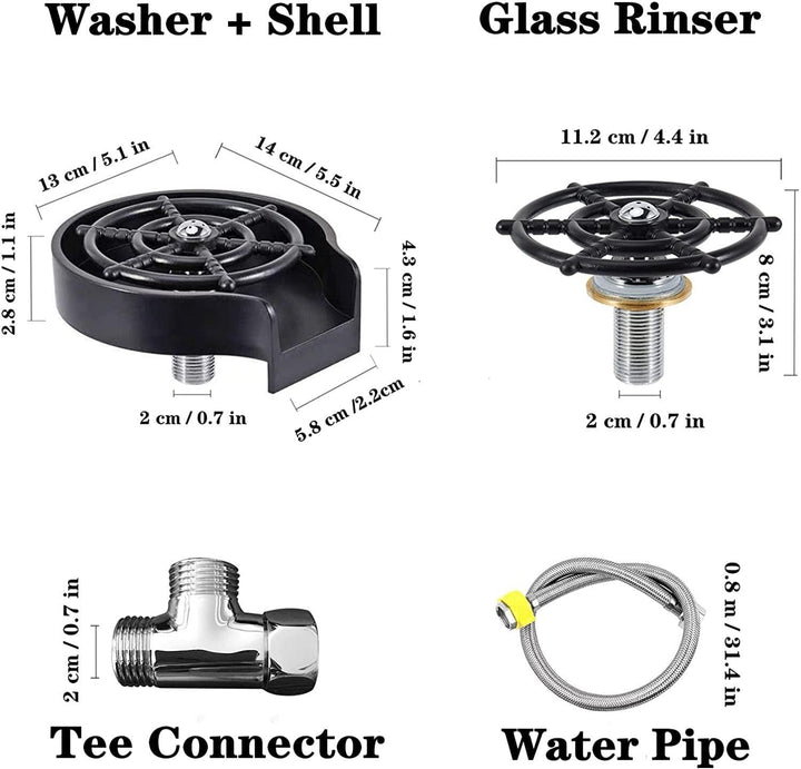 Glass Rinser For Sink | Skanto