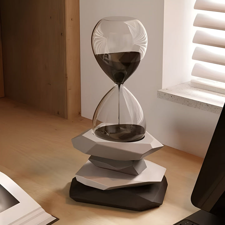 Minimalist Timeglass – Tidøs & Dekorativ | Perfekt for Stue og Kontor | Skanto