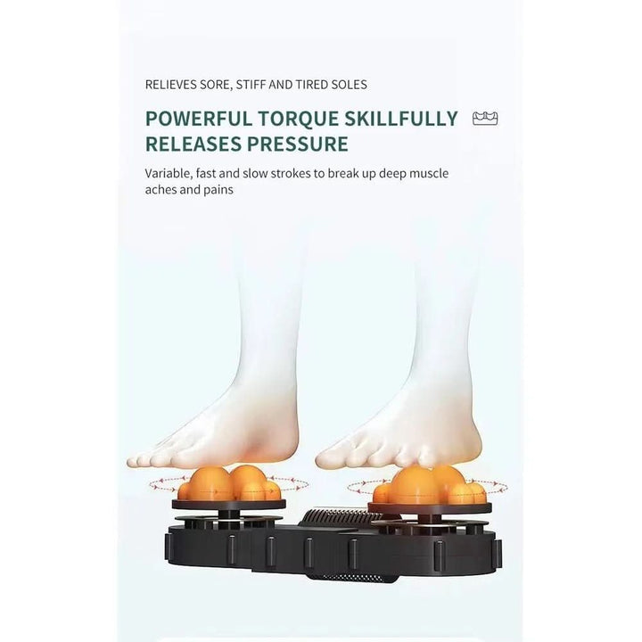 Skanto | Luksus Shiatsu fotmassager med varmefunksjon | 12 3D massasje baller & timer