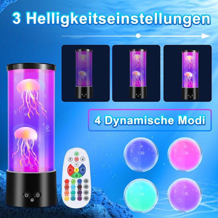 Jellyfish Lampe RGB med Fjernkontroll | Skanto